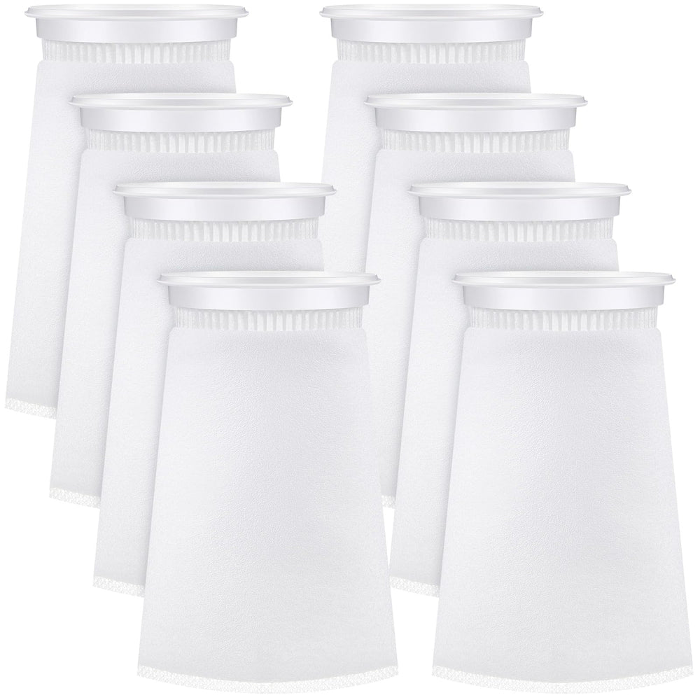 Jecery aquarium filter socks with a 4in ring trap debris for cleaner water.