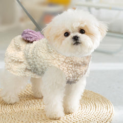 Jecikelon dog sweater dress bow tie highlighting charming festive style