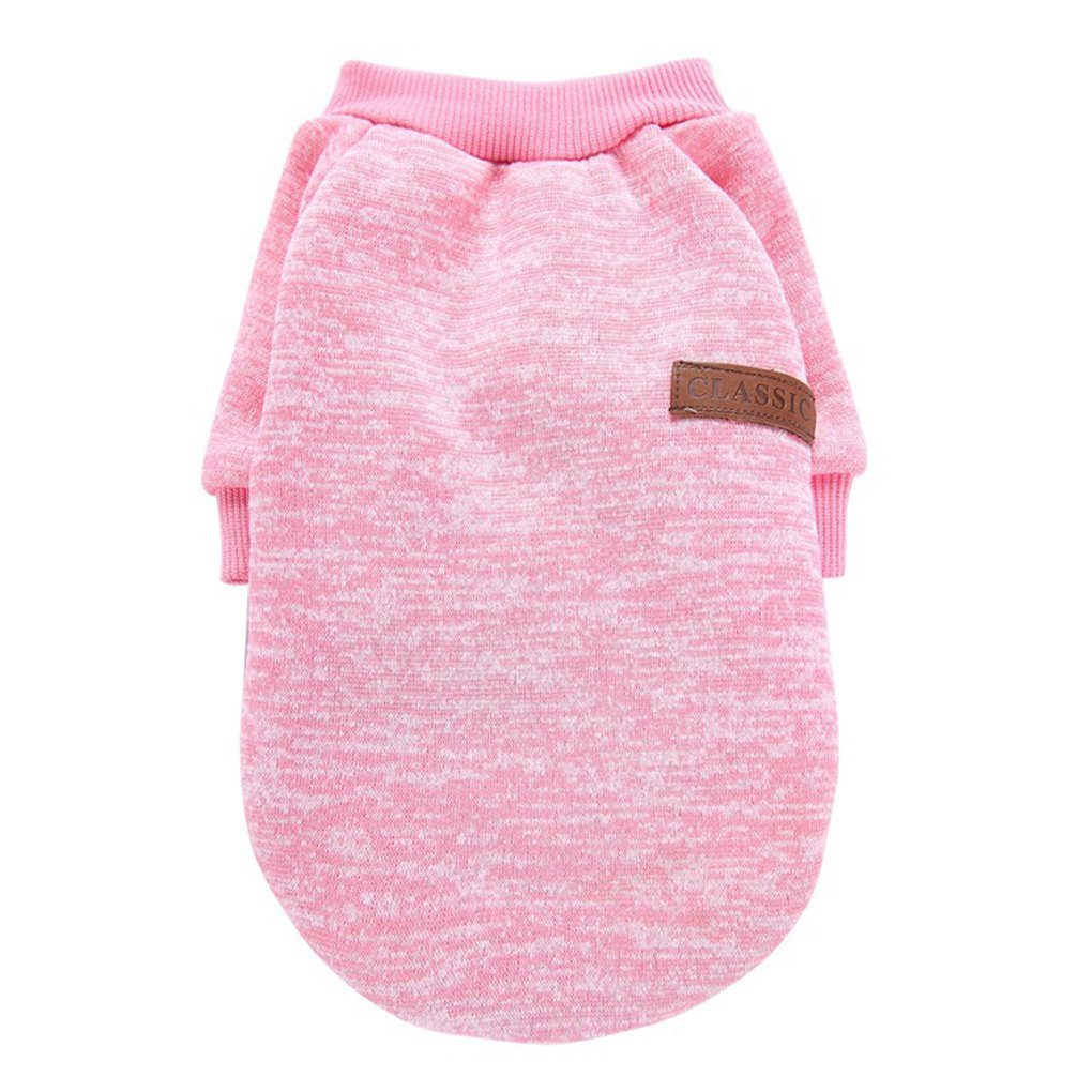 Jecikelon dog sweater worn on small dog, easy care and everyday wear.