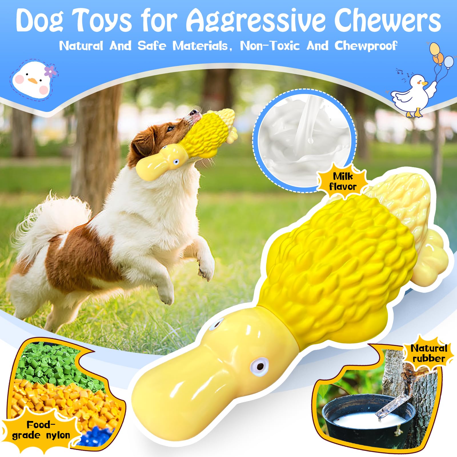 Jeefome aggressive-chewer nylon toy demonstrates long-lasting chew sessions