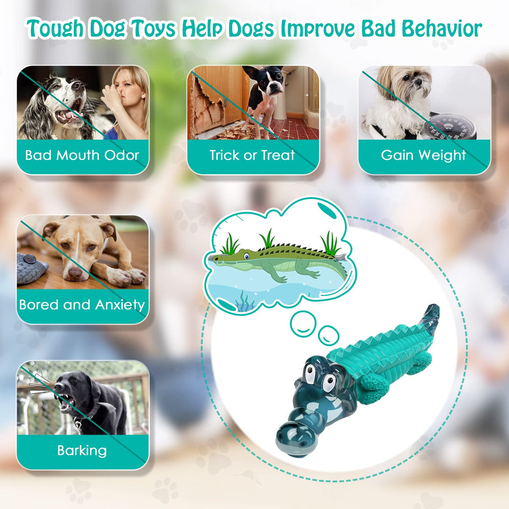 Jeefome bright-color dog chew toy is easy to spot in the yard.