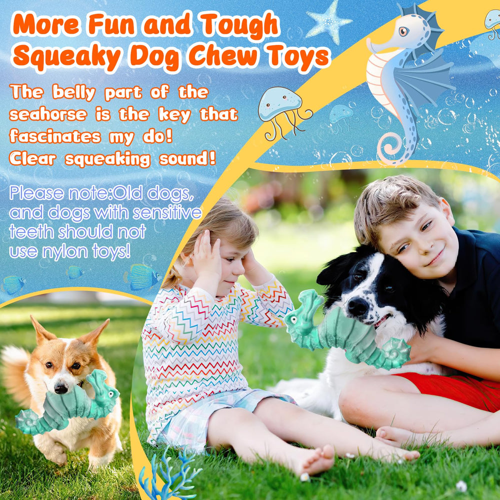 Jeefome dog toy Bright-colored-design improves visibility during play