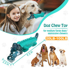 Jeefome indestructible toy with teeth-cleaning ridges supports dental-focused chewing.