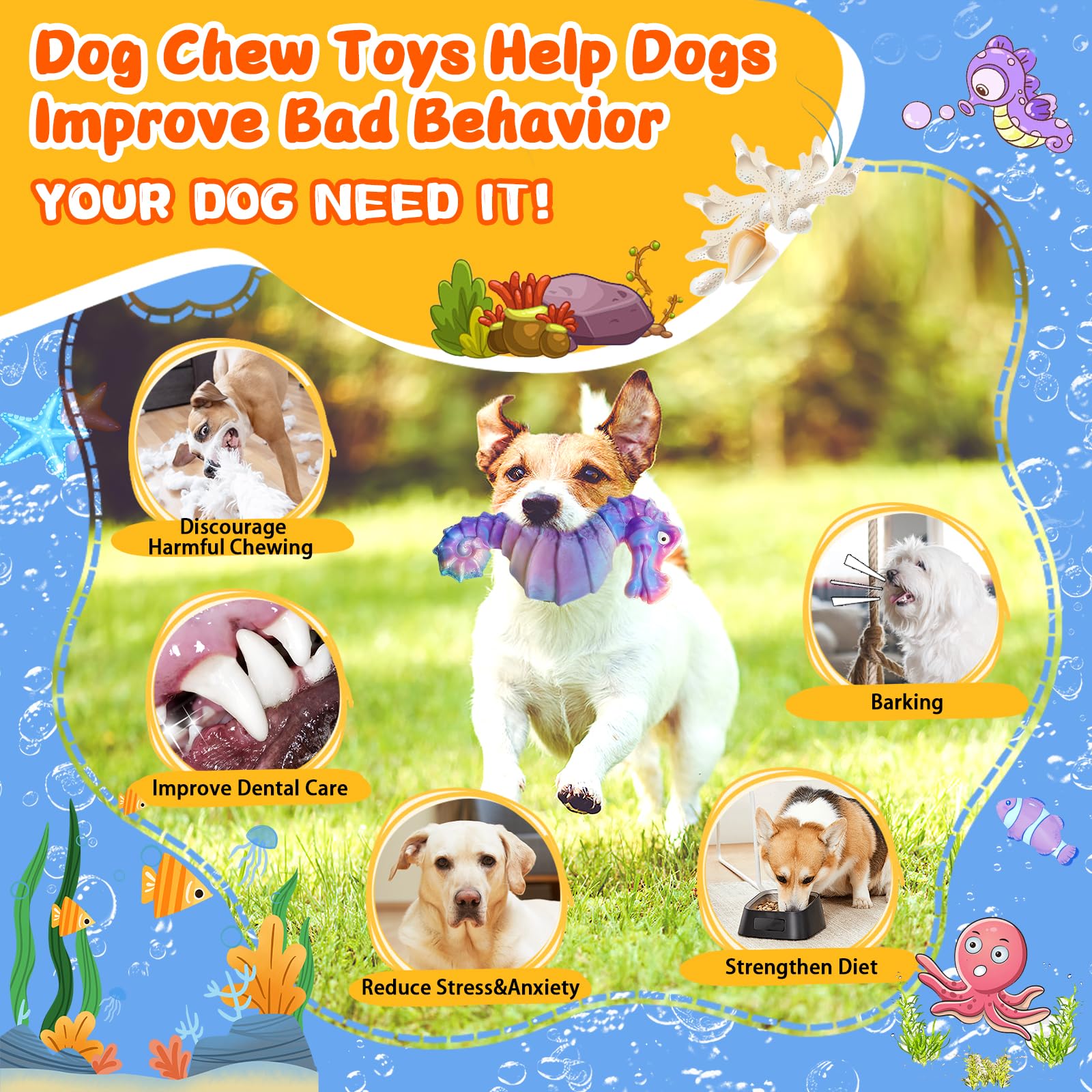 Jeefome interactive-use toy with peanut butter extends playtime and enrichment.