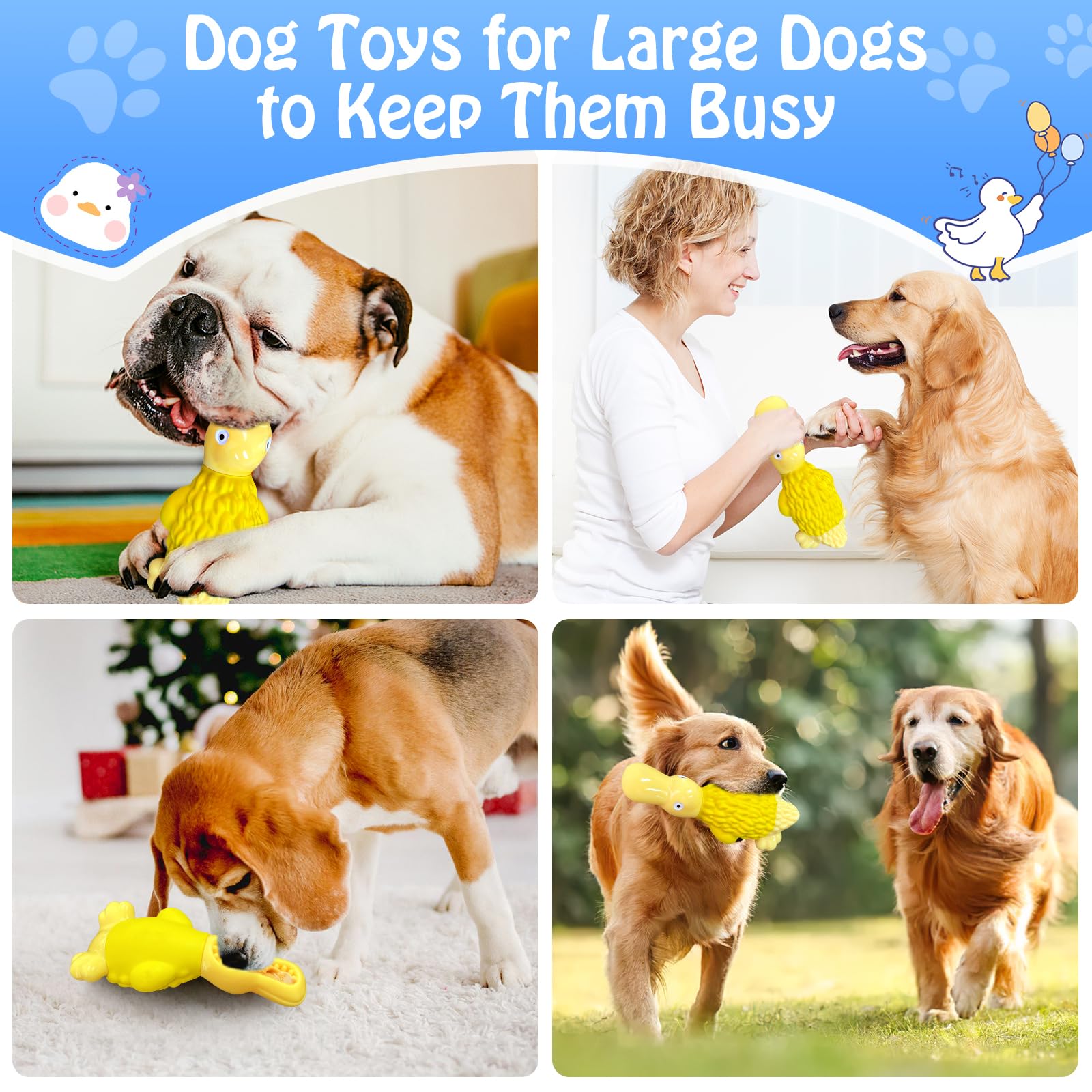 Jeefome large-dog toy gift-ready image hints at versatile holiday surprises