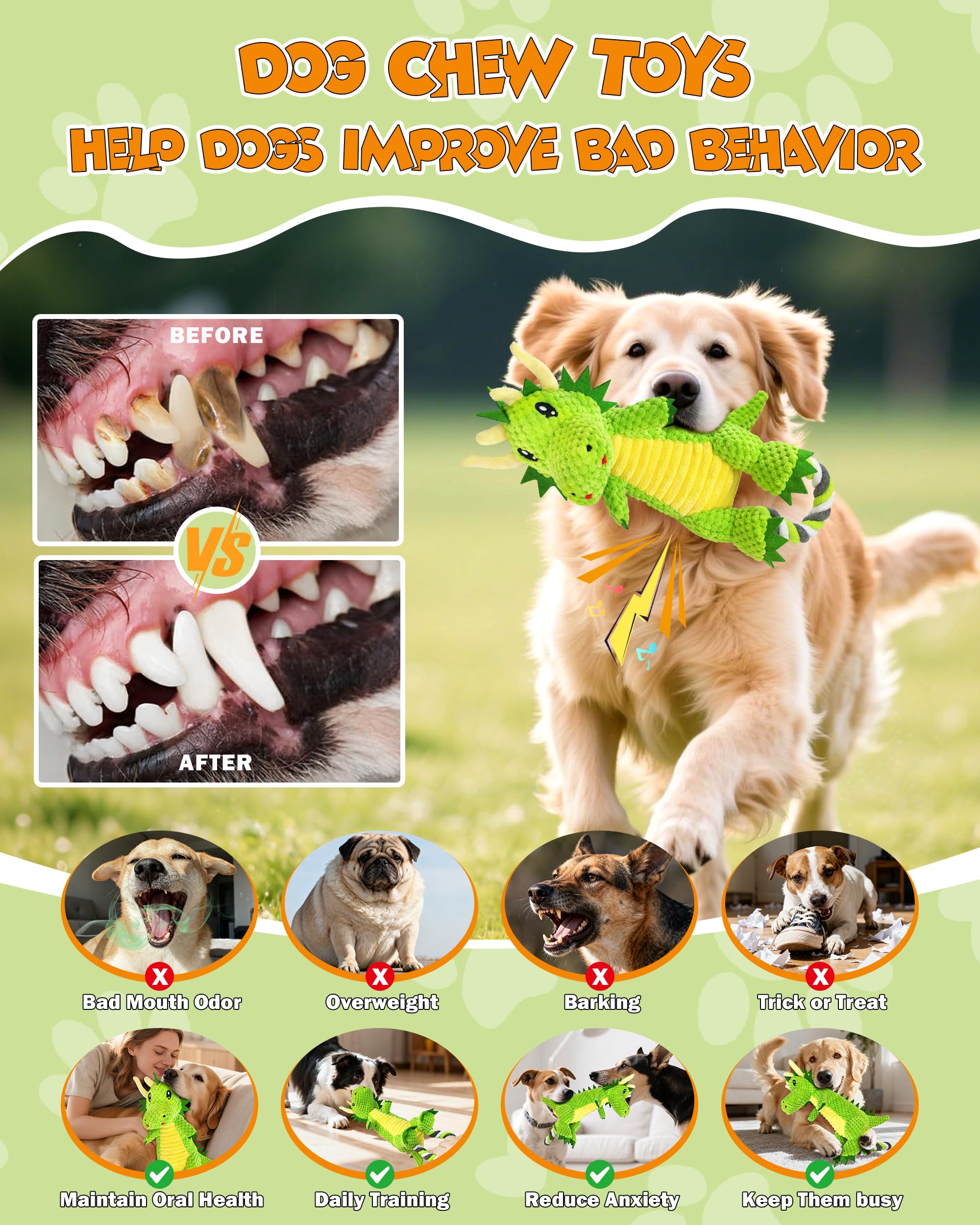 Jeefome squeaky abdomen dog toy captivating sound for interactive play