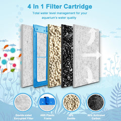 Jeekocaso pre-encapsulated filter material preventing carbon leakage during changes.