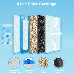 Jeekocaso zeolite balance layer helps stabilize pH for a healthier aquarium feel.