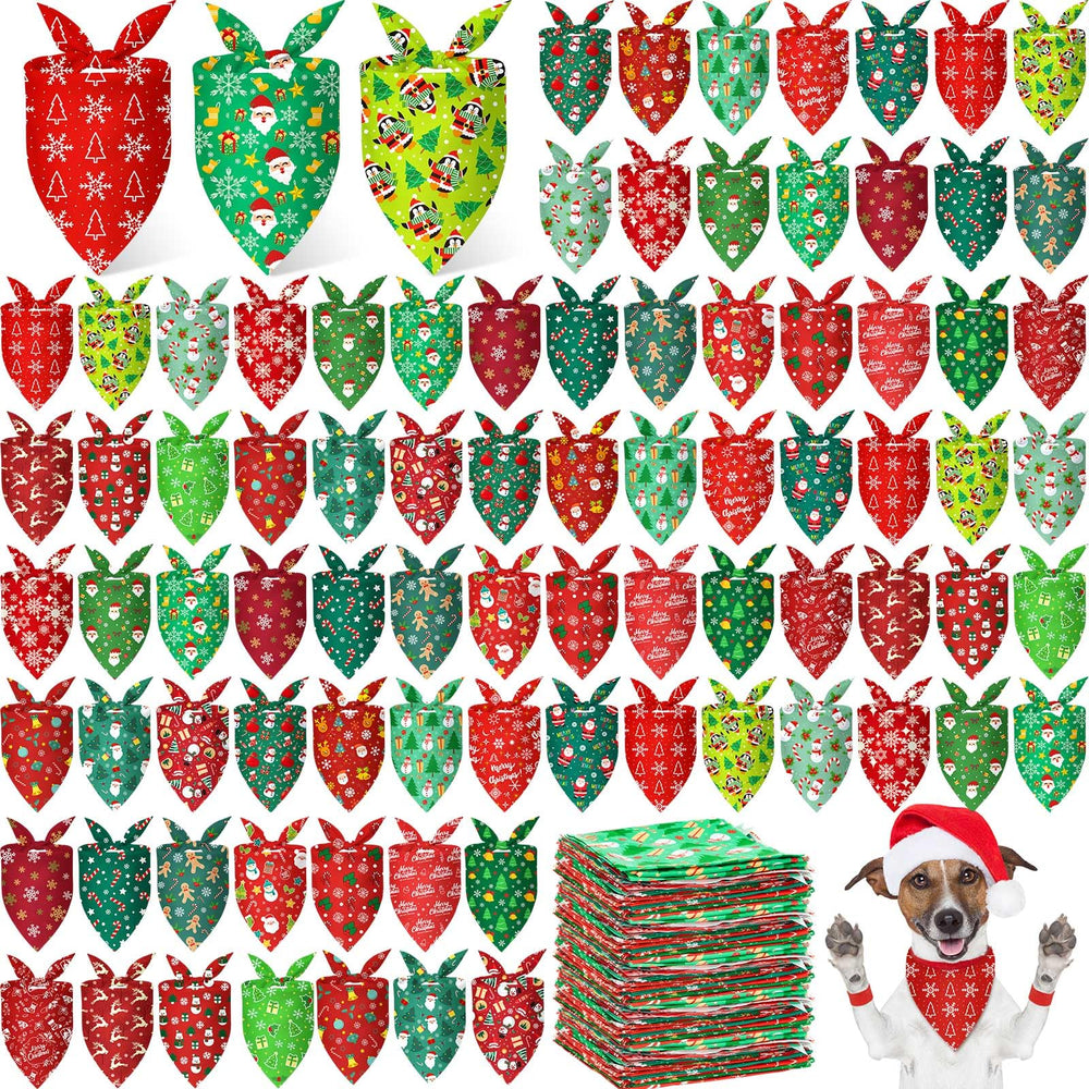 Jeere Christmas dog bandana collection showcases festive patterns for adorable pet photos
