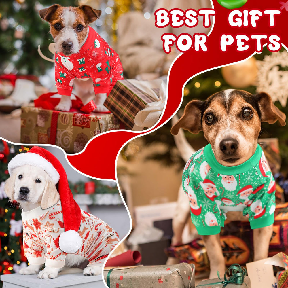 Jeere dog pajamas gingerbread pattern provide comfy warmth for cuddly holiday evenings.