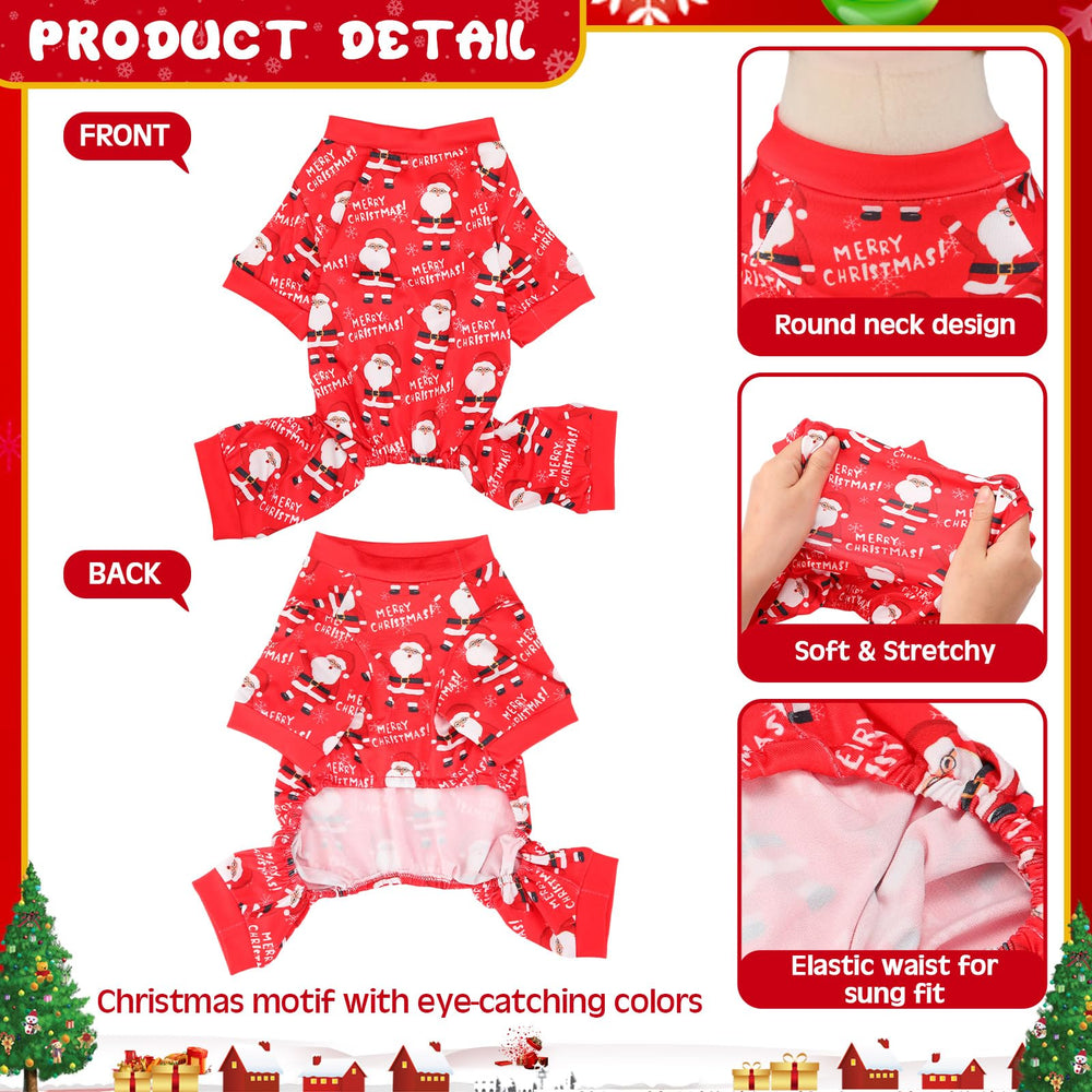 Jeere dog pajamas stocking pattern adds playful warmth for holiday outings and photos.