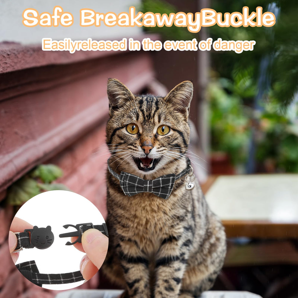 Jeffdad adjustable length 19-32 cm cat collar for a comfortable fit