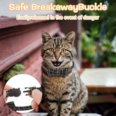 Jeffdad adjustable length 19-32 cm cat collar for a comfortable fit