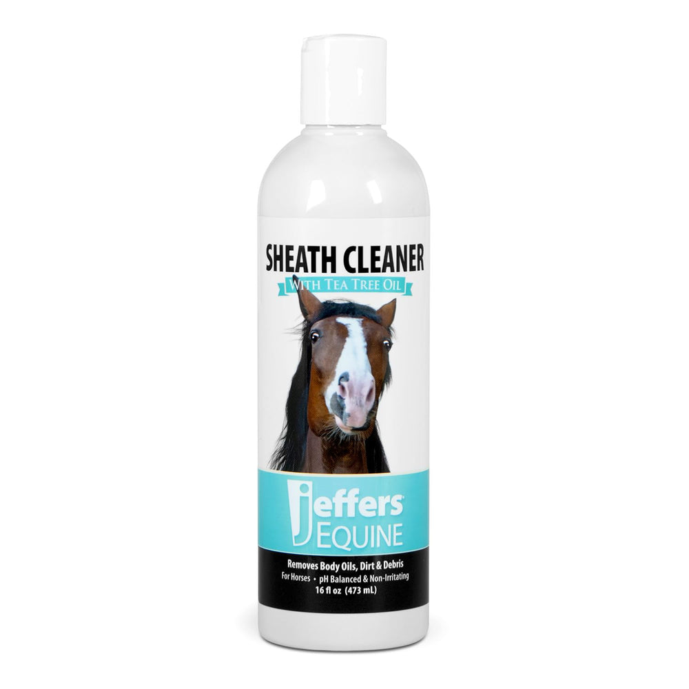 Jeffers Equine Sheath Cleaner bottle-16oz ready for daily sheath cleaning and grooming