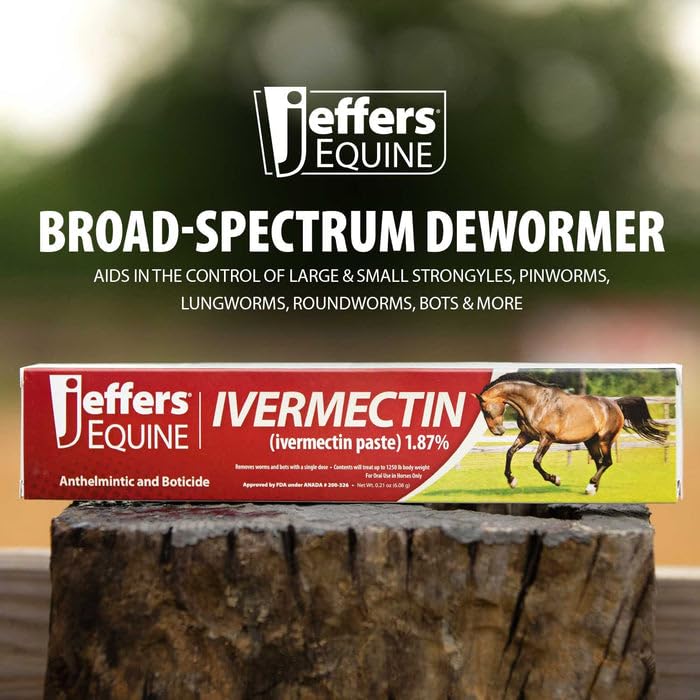 Accurate dosing with Jeffers gel for horses.