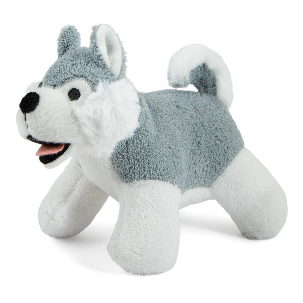 Jeffers Pet Animal Cuddlers squeaker closeup keeps dogs engaged with interactive play.
