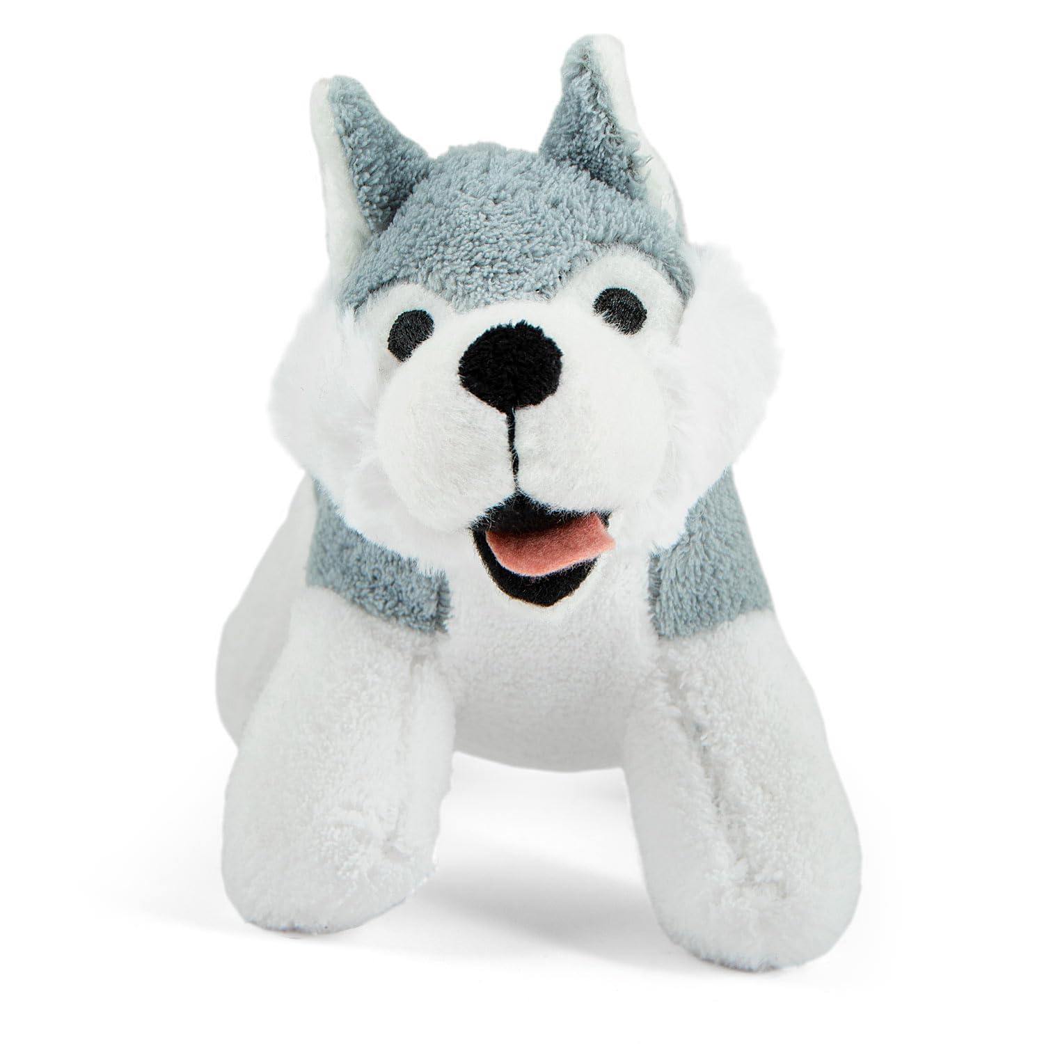 Jeffers Cuddlers plush dog toy texture closeup highlights soft plush for comforting naps.