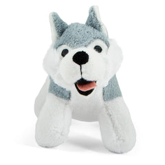Jeffers Cuddlers plush dog toy texture closeup highlights soft plush for comforting naps.