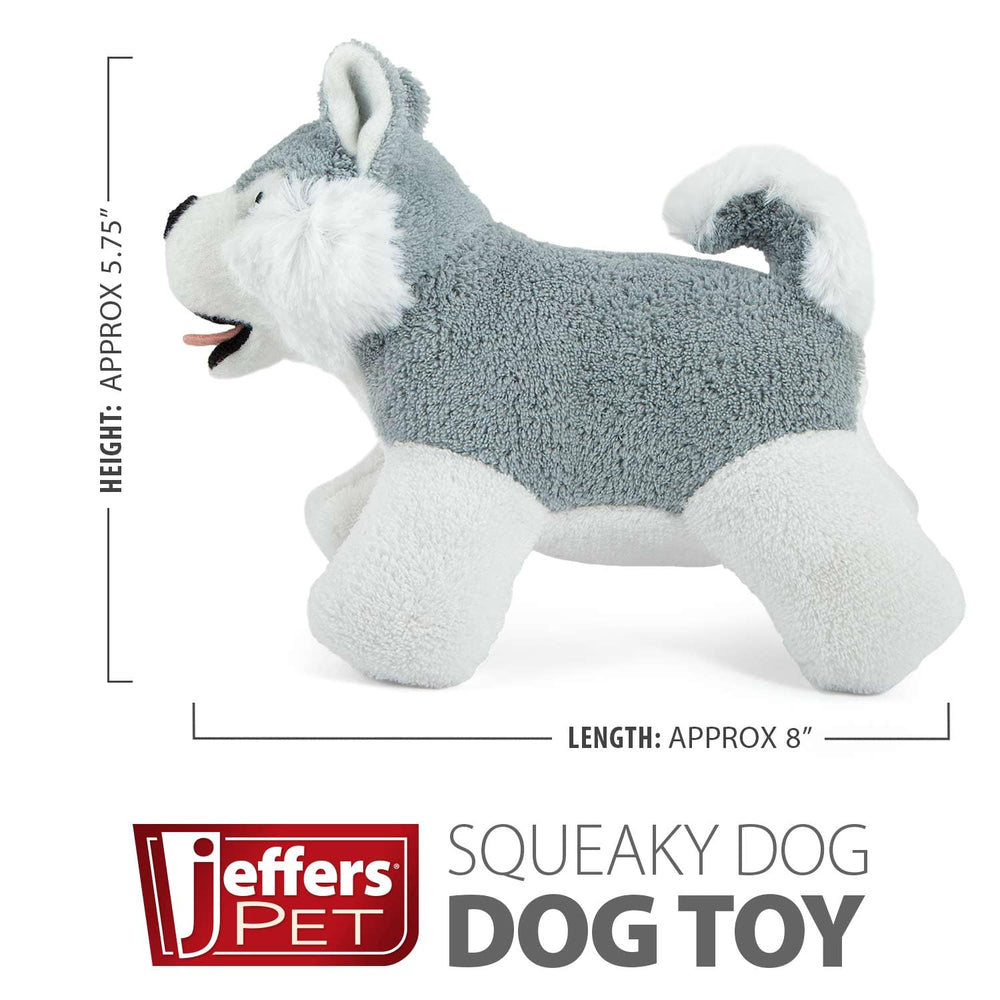 Jeffers Pet Animal Cuddlers plush dog toy tug game promotes interactive bonding.