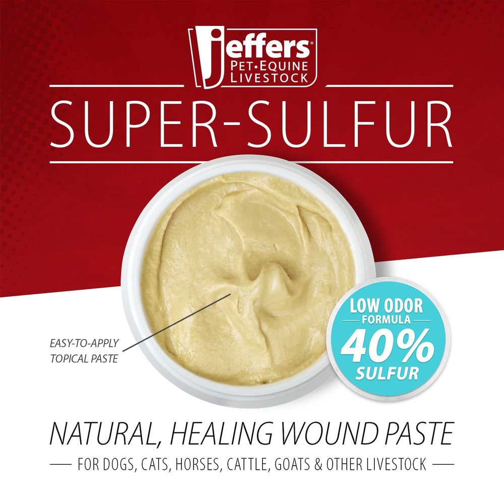 Jeffers Super Sulfur Paste coat hydration and skin moisturization