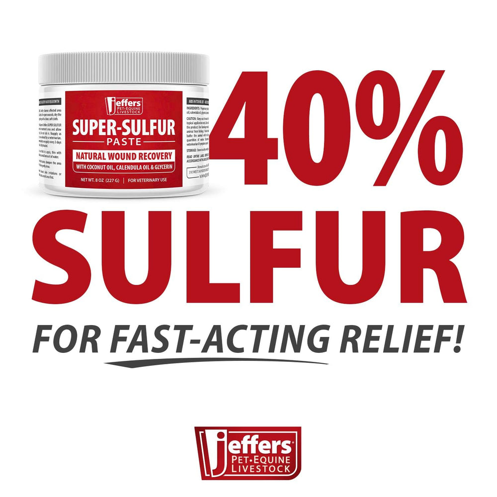 Jeffers Super Sulfur Paste daily-use grooming routine shot