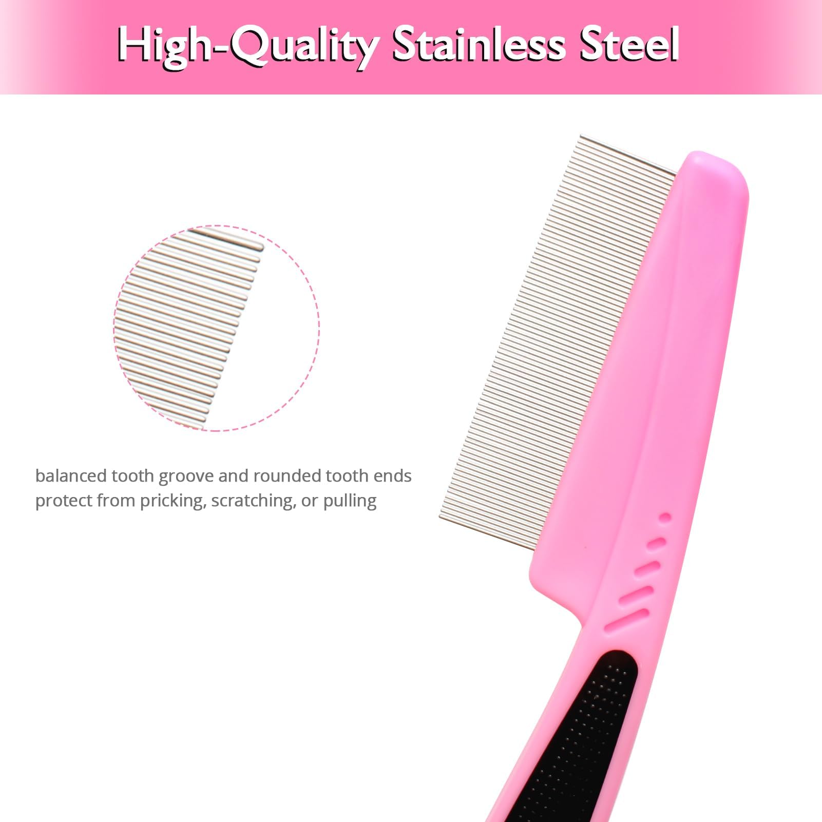 Jegtew grooming-session image shows pet being brushed for shedding control.