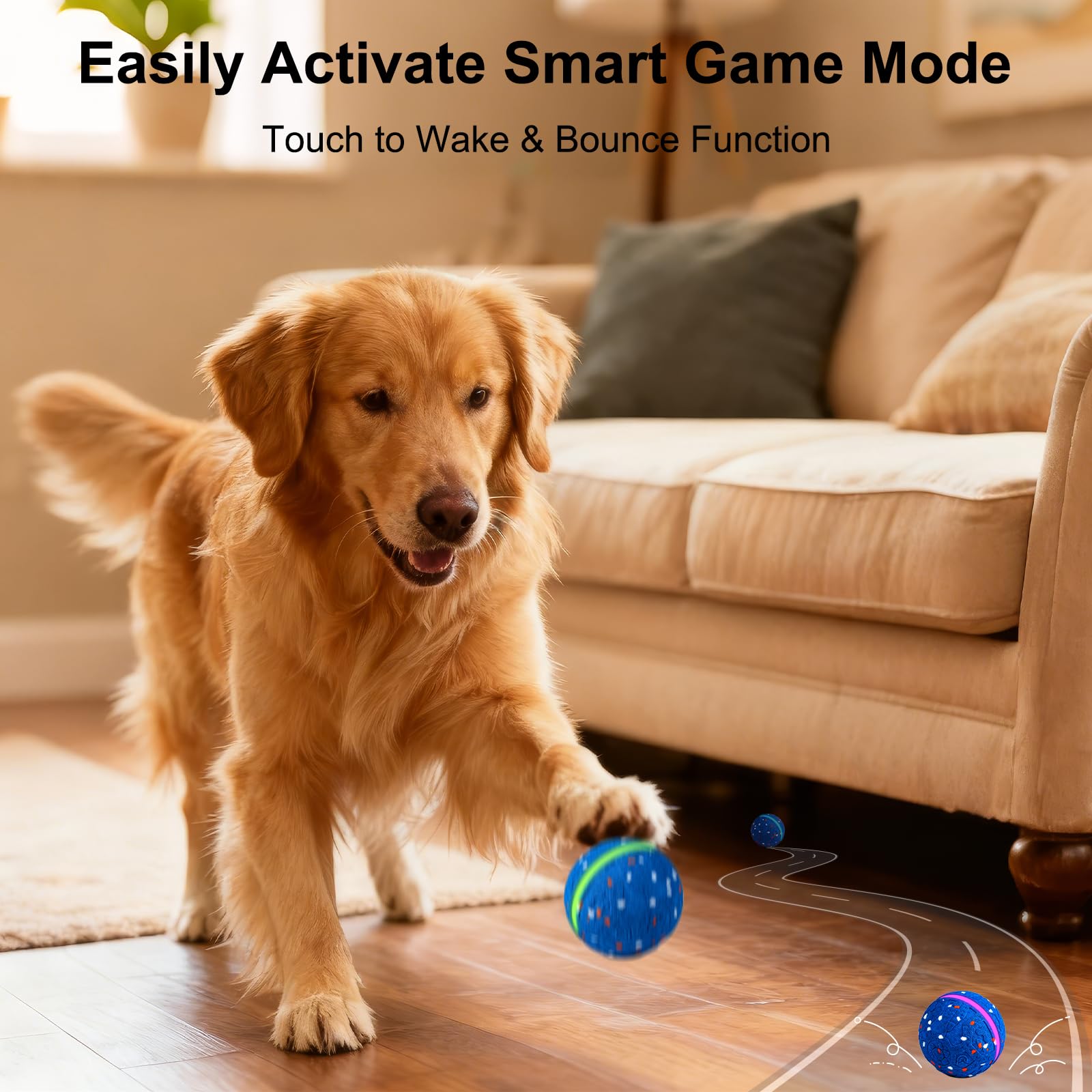 JEISOTHB three-play modes tailor energy and mental stimulation for pups.