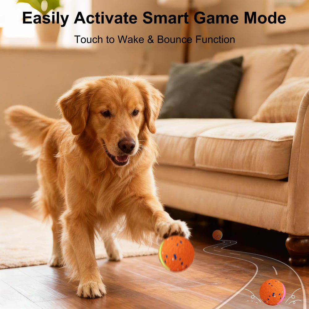 JEISOTHB ball charges via USB-C for quick, extended play sessions