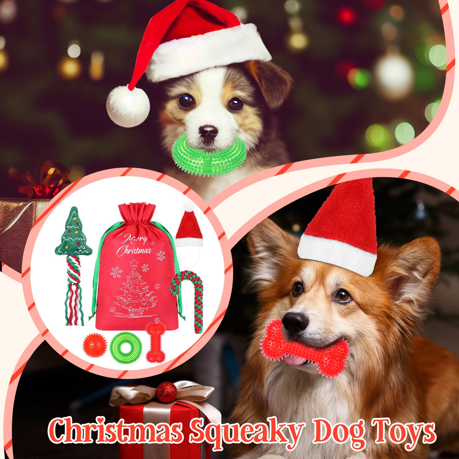 JellyArch Christmas hat and drawstring bag packaging adds festive gifting