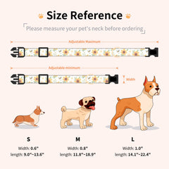 Jelwuion adjustable collar with quick-release buckle for easy on/off