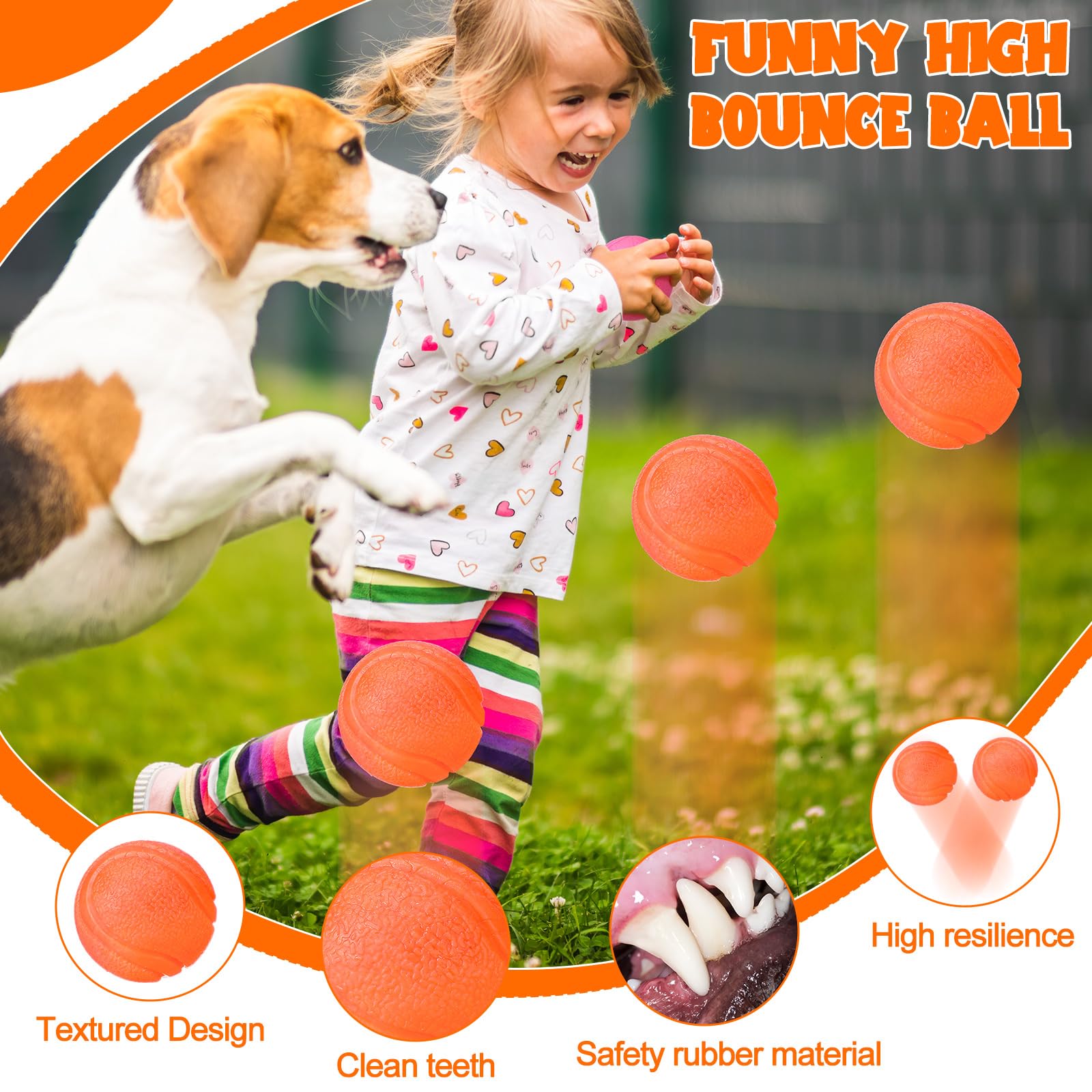 Jenaai safe-for-all-breeds ball promotes controlled play and fetch sessions.