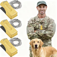 Jenaai pet training clicker necklace strap: portable training tool you can wear during outdoor sessions.