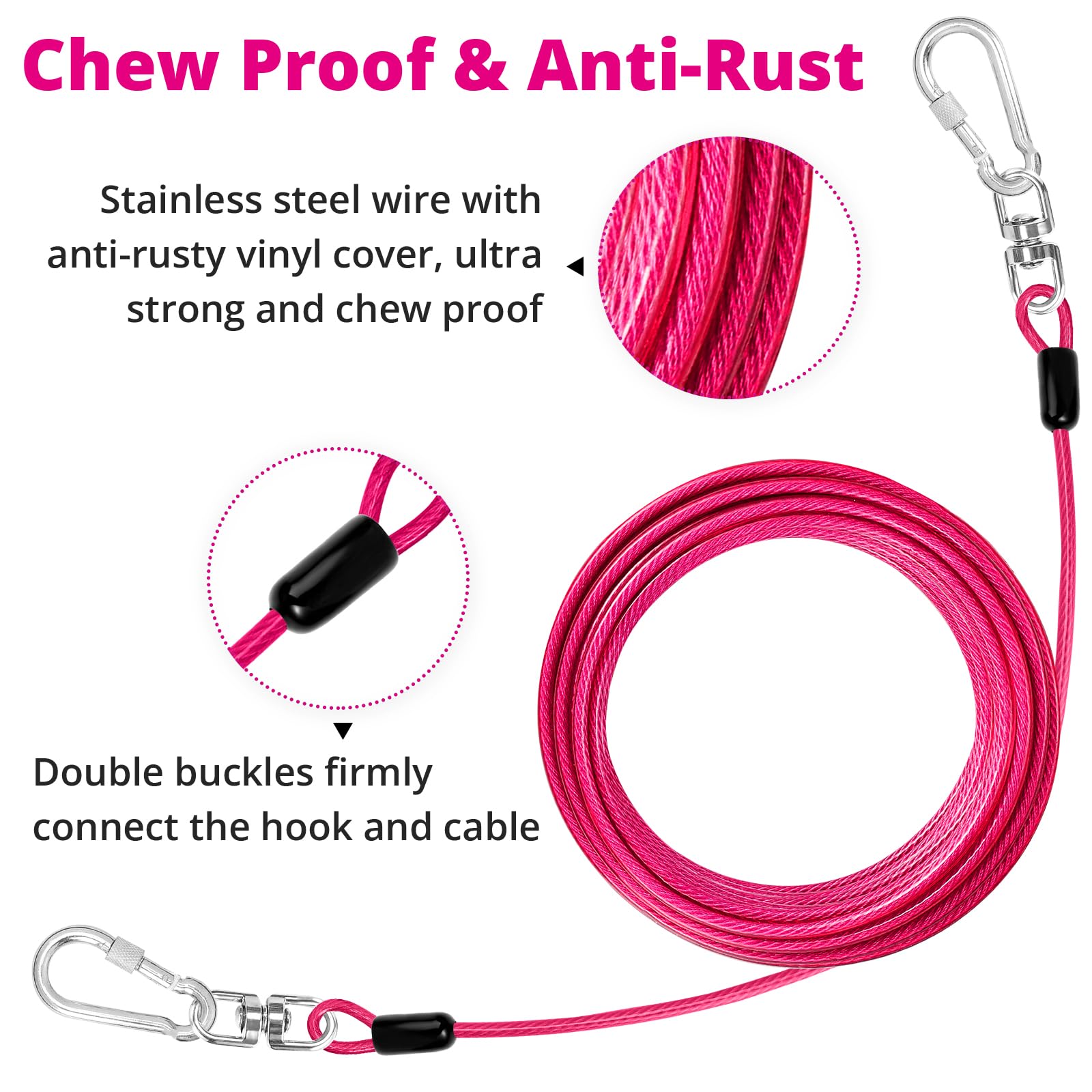 Jenico anti-rust vinyl coating guards against weather wear.