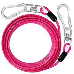 Jenico dog tie out cable 20ft yard: sturdy outdoor freedom for dogs
