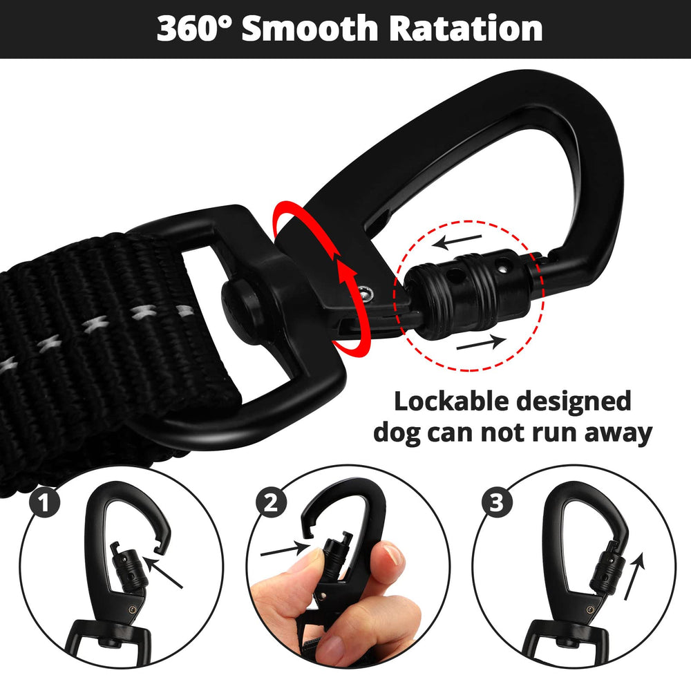 Jenico Rope Dog Leash 3FT heavy duty rope construction for daily durability