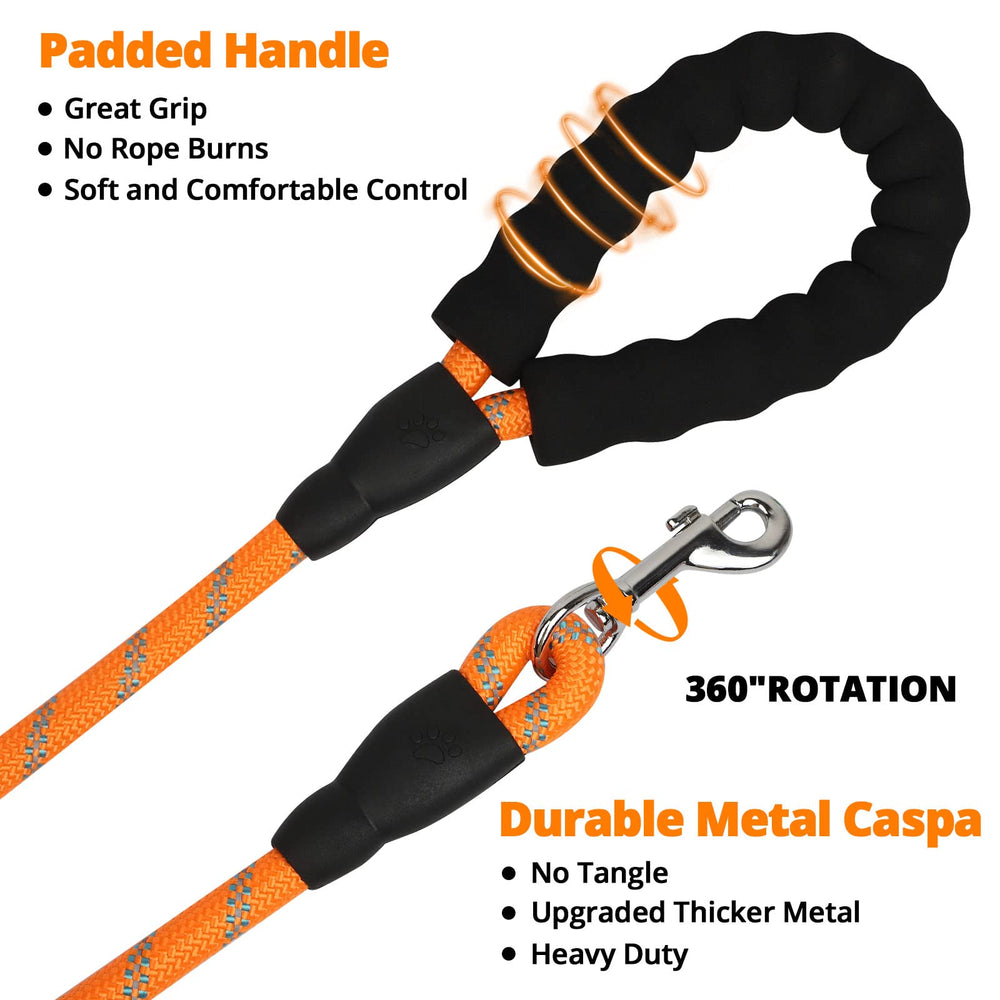 Jenico Rope Dog Leash uses 1/2 inch rope for durability across sizes.