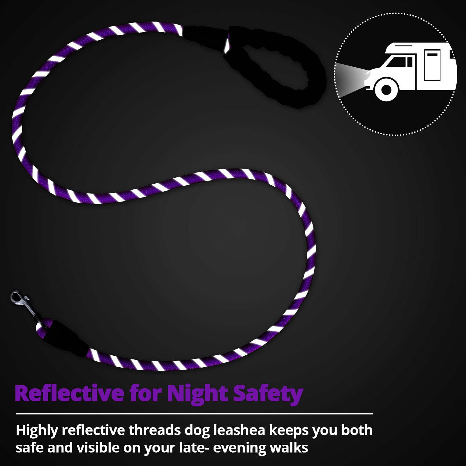 Jenico rope dog leash heavy-duty rock climbing rope for durability.