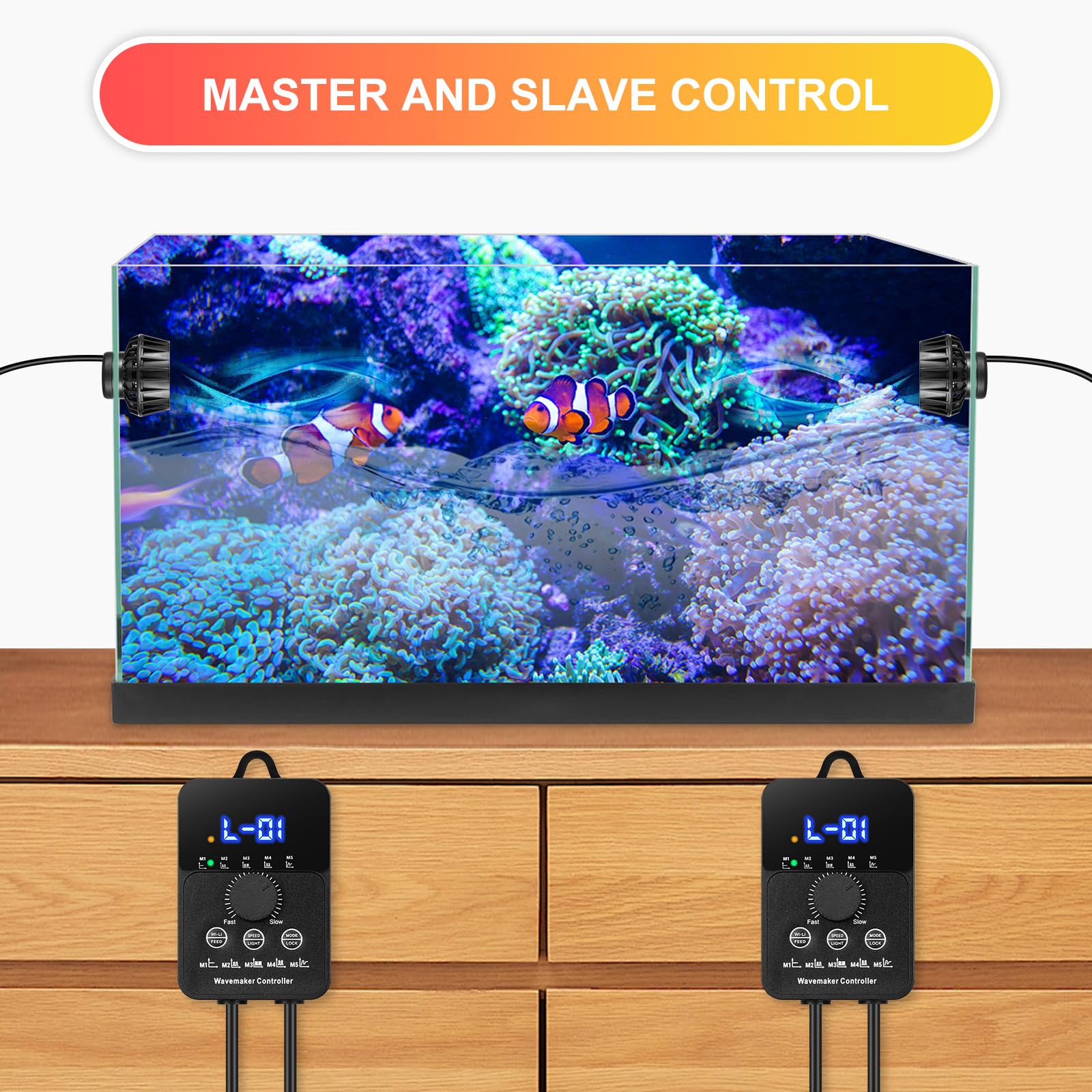 JEREPET compatibility for 50–100 gallon tanks ensures versatile placement.