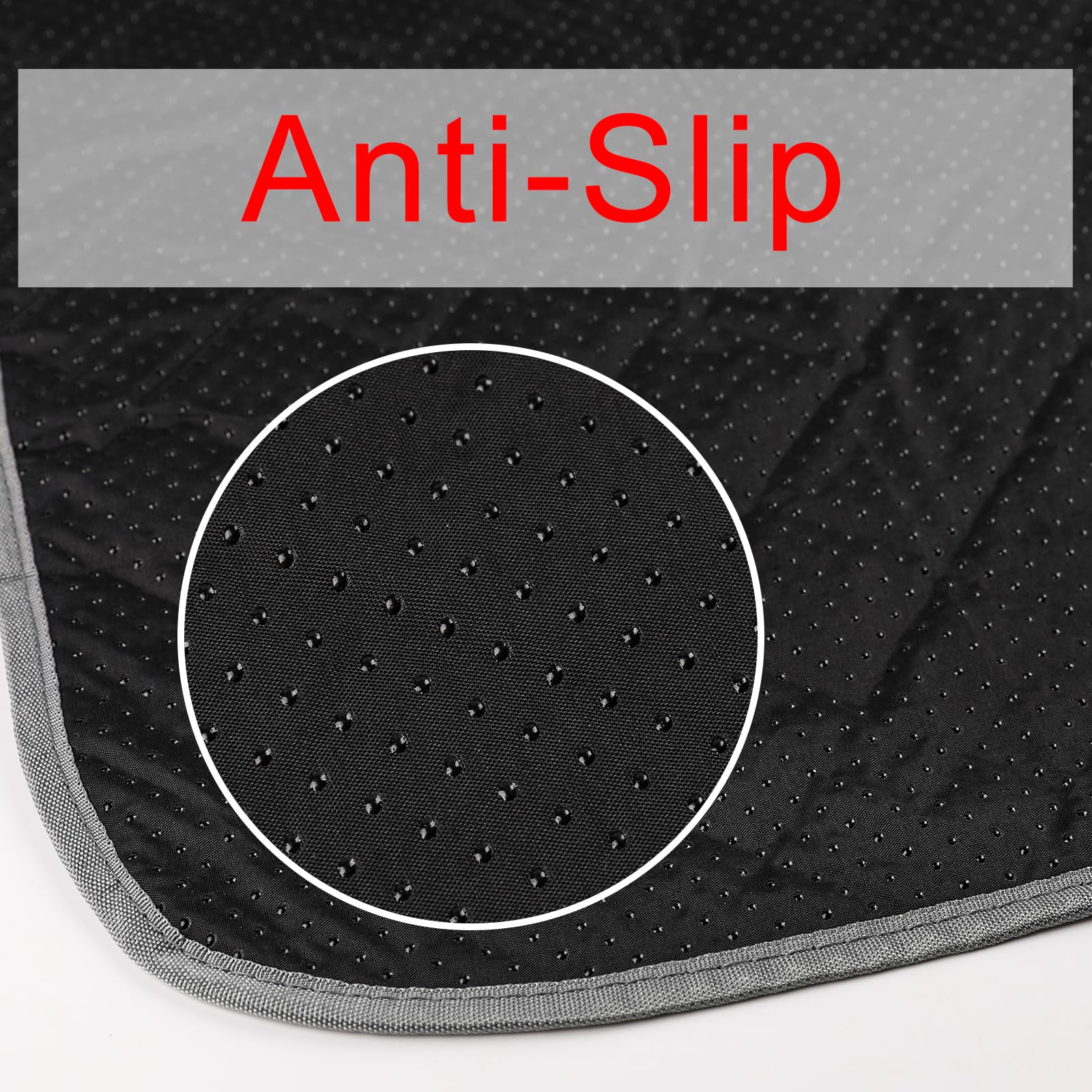 JERIA multi-purpose dog pad showcases versatile use for kennels, crates, and furniture protection.
