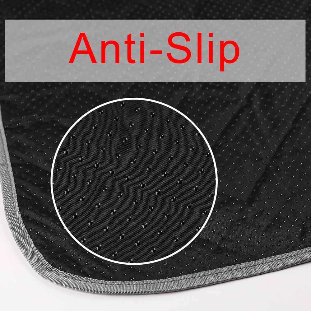 JERIA multi-purpose dog pad showcases versatile use for kennels, crates, and furniture protection.