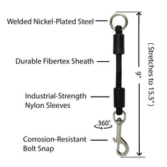 JERK-EASE leash extension made in USA highlights durable craftsmanship