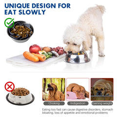 Jestrem slow feeder insert fits kibble and treats for varied meals.