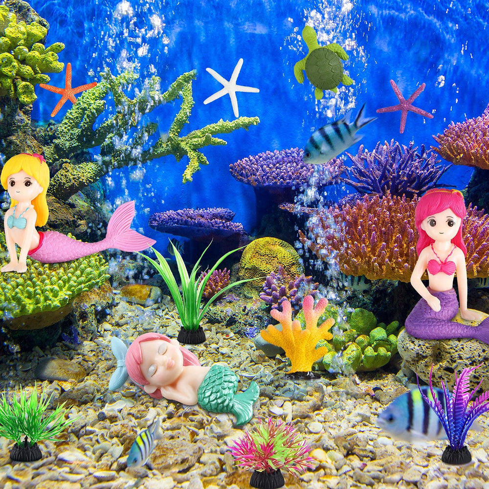 Jetec aquarium-desk-decoration doubles as cake or table accents.