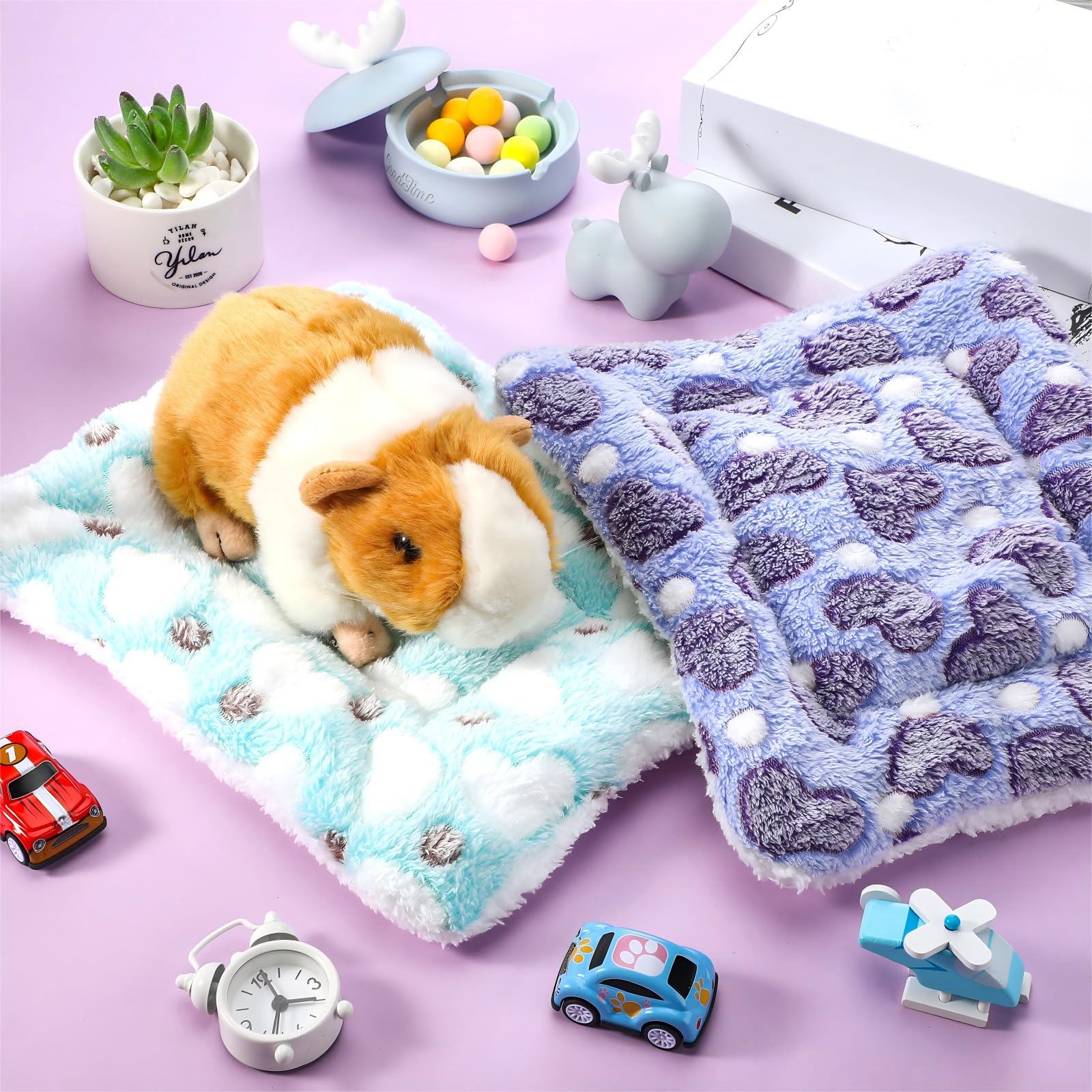 Jetec bunny bed measures approx 10 by 11 inches for compact spaces