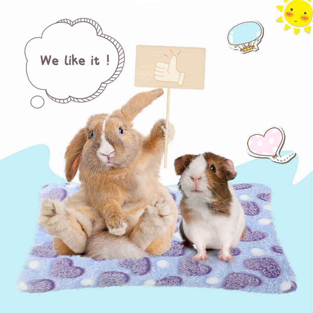 Jetec Guinea Pig Bed Mat packaging display shows four-piece set.