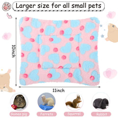 Jetec Guinea Pig Bed Mat plush fabric closeup highlights softness.