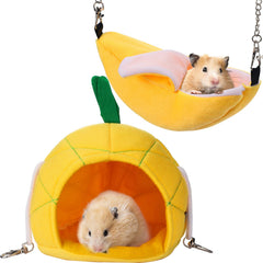 Jetec hamster hammock banana hanging bed cozy shelter for small pets