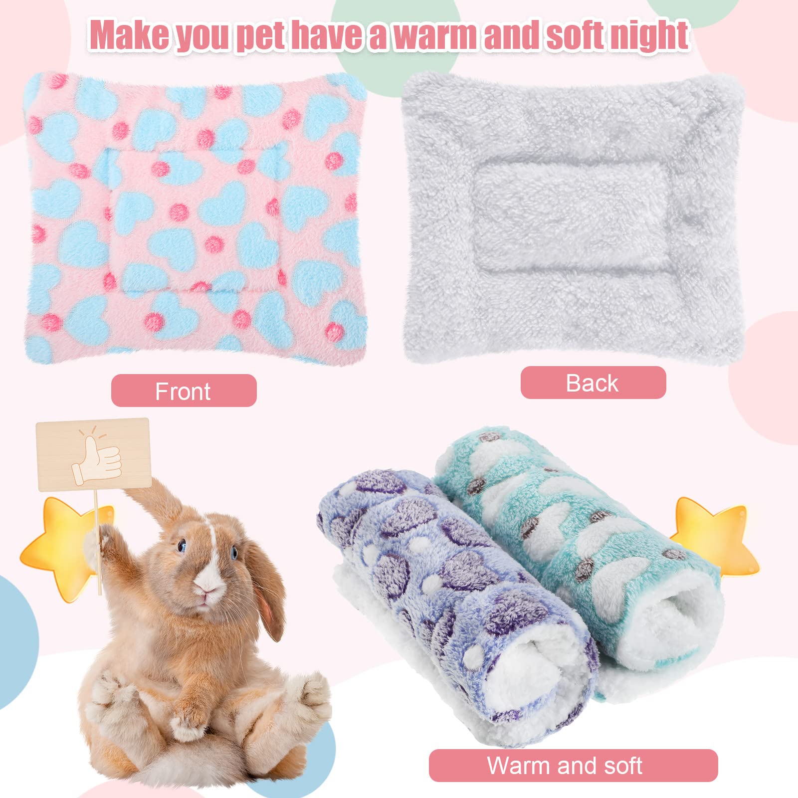 Jetec small pet bed in winter use provides warm resting spot