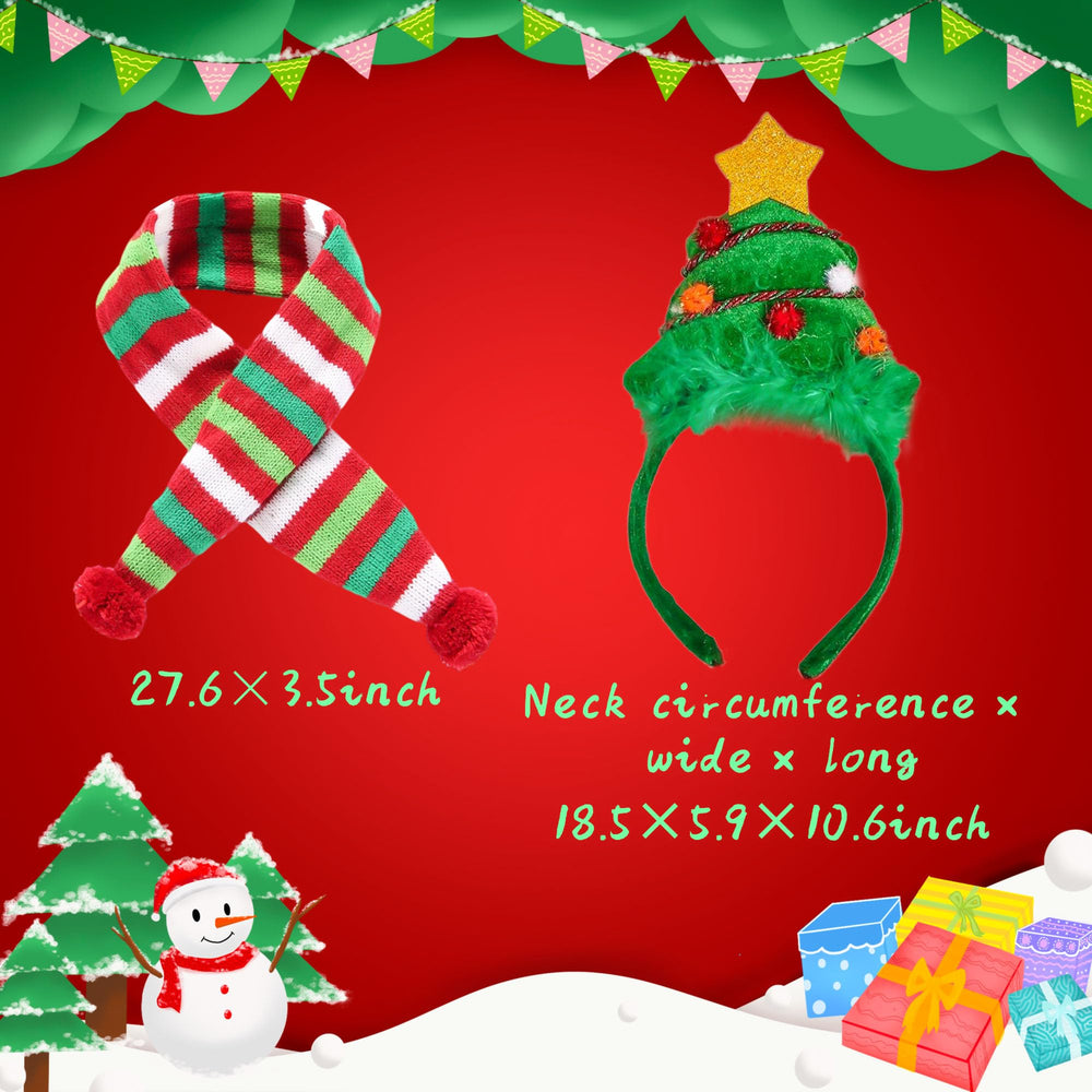 JeVenis Christmas party pet decoration adds playful holiday charm