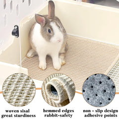 Jevnd rabbit mat in cage provides nesting and resting comfort